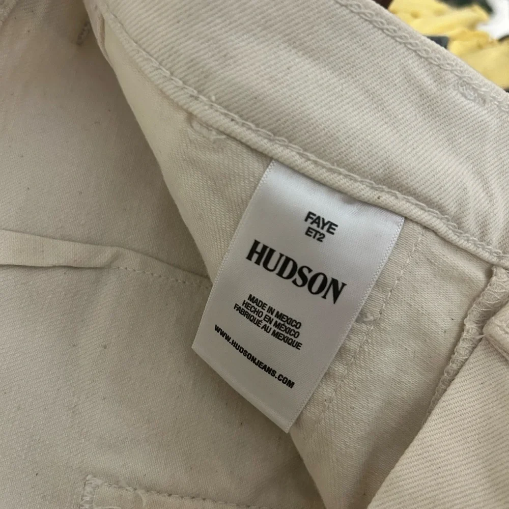 Hudson‎ Jeans Faye Utility Hi-rise Cargo Bootcut Pants Egret Size 28 - Picture 2 of 5